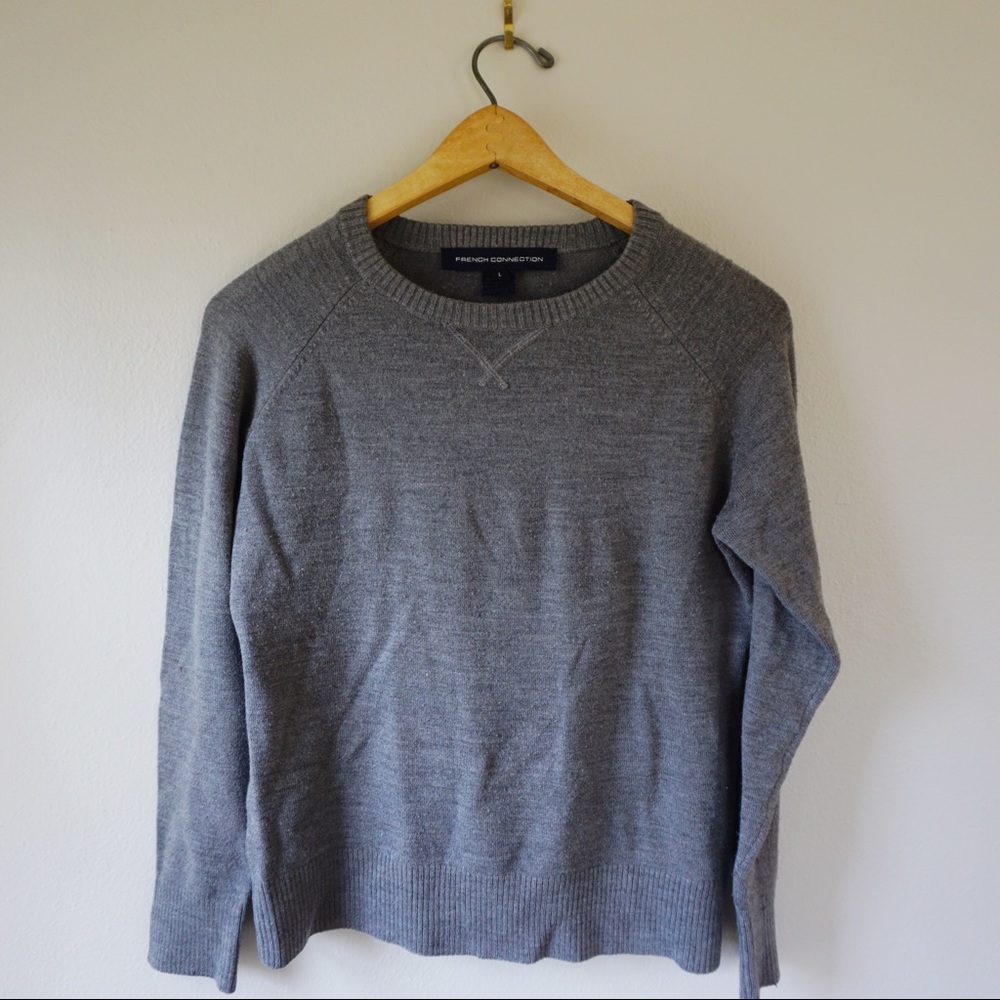 French Connection grey pullover sweater